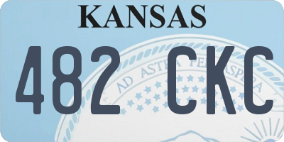 KS license plate 482CKC