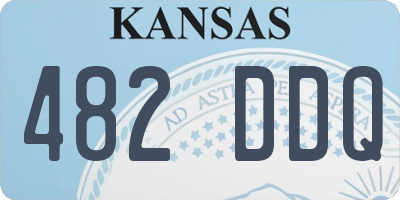 KS license plate 482DDQ