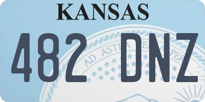 KS license plate 482DNZ