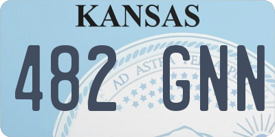 KS license plate 482GNN