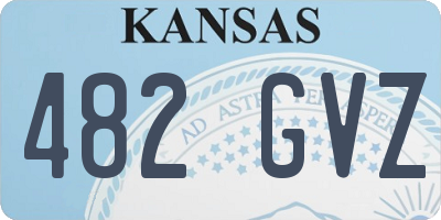 KS license plate 482GVZ