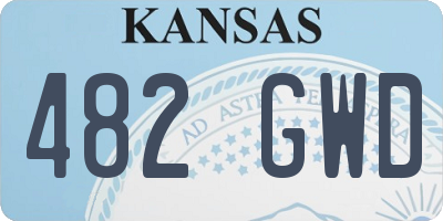 KS license plate 482GWD