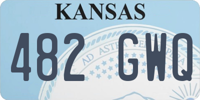 KS license plate 482GWQ