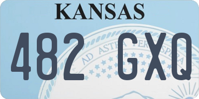 KS license plate 482GXQ