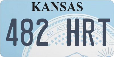 KS license plate 482HRT