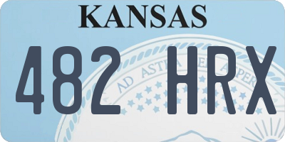 KS license plate 482HRX