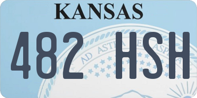 KS license plate 482HSH