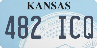 KS license plate 482ICQ