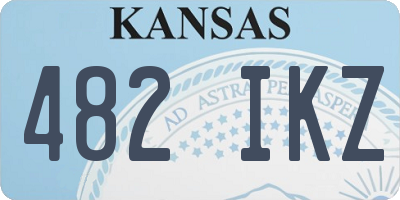 KS license plate 482IKZ