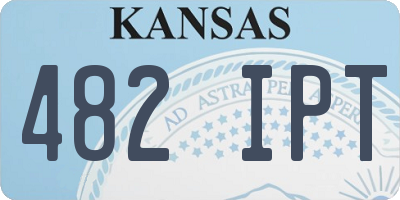 KS license plate 482IPT