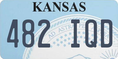 KS license plate 482IQD