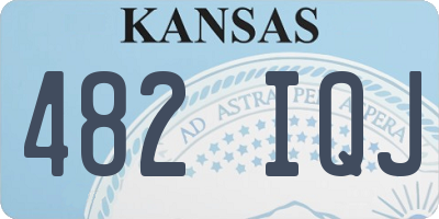 KS license plate 482IQJ