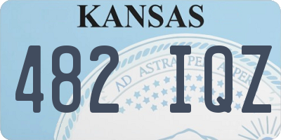 KS license plate 482IQZ