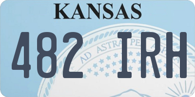 KS license plate 482IRH