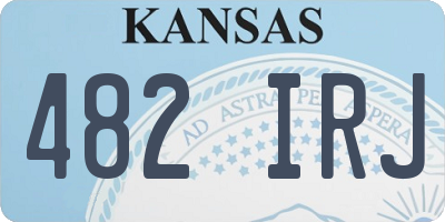 KS license plate 482IRJ