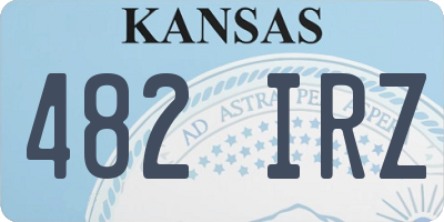 KS license plate 482IRZ