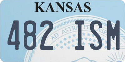 KS license plate 482ISM