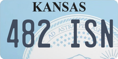 KS license plate 482ISN