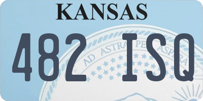 KS license plate 482ISQ