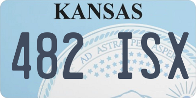 KS license plate 482ISX