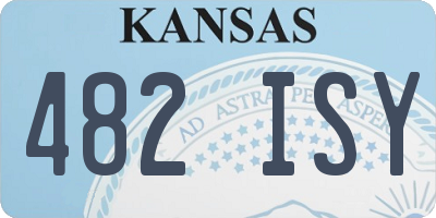KS license plate 482ISY