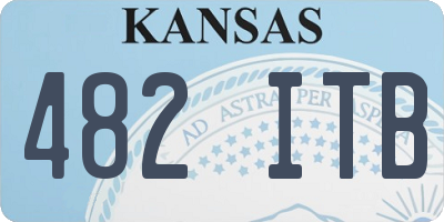 KS license plate 482ITB