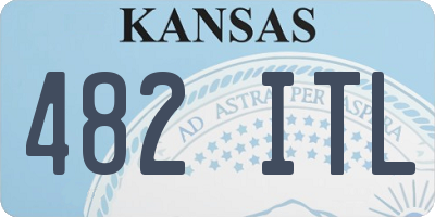 KS license plate 482ITL