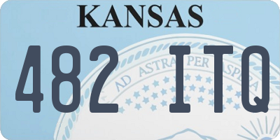 KS license plate 482ITQ