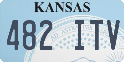 KS license plate 482ITV