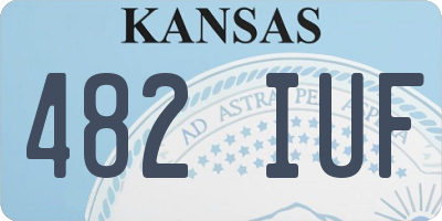 KS license plate 482IUF