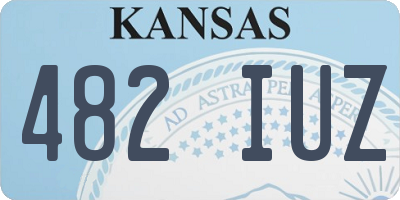 KS license plate 482IUZ