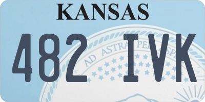 KS license plate 482IVK