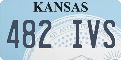 KS license plate 482IVS