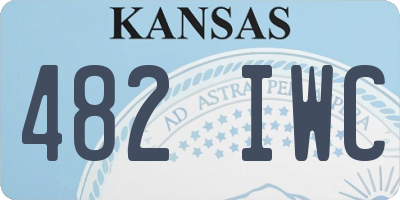 KS license plate 482IWC