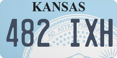 KS license plate 482IXH
