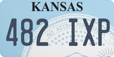 KS license plate 482IXP