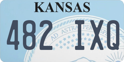 KS license plate 482IXQ