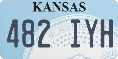 KS license plate 482IYH