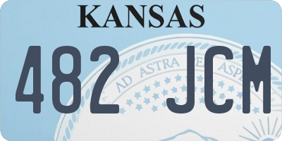 KS license plate 482JCM