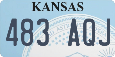KS license plate 483AQJ