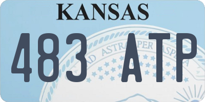 KS license plate 483ATP