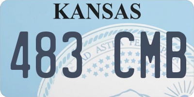 KS license plate 483CMB