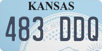 KS license plate 483DDQ