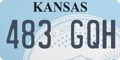 KS license plate 483GQH