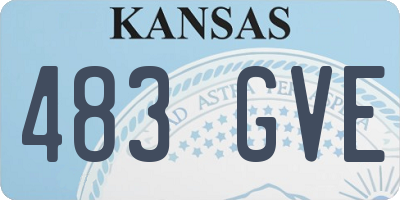 KS license plate 483GVE