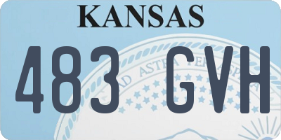 KS license plate 483GVH