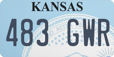 KS license plate 483GWR