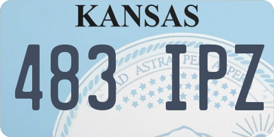 KS license plate 483IPZ