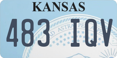 KS license plate 483IQV