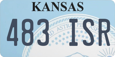 KS license plate 483ISR